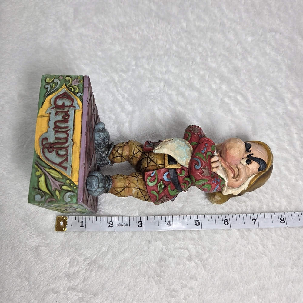 Disney Grumpy Figurine in Red, Yellow, Green, Brown and Black - Picture 9 of 9